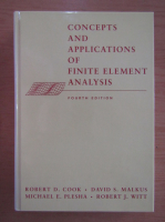Robert D. Cook - Concepts and applications of finite element analysis