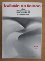 Bulletin de liaison des laboratoires des ponts et chaussees, nr. 71, mai-iunie 1974