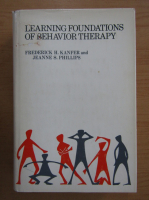 Frederick H. Kanfer - Learning Foundatins of Behavior Therapy