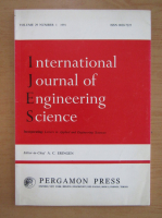 International journal of engineering science, volumul 29, nr. 1, 1991