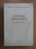 Lucrari stiintifice ale cadrelor didactice