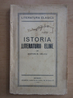 Anton D. Velcu - Istoria literaturii eline
