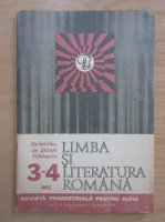 Revista Limba si Literatura romana, nr. 3-4, 1992
