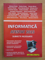 Stefania Penea - Informatica atestat 2015