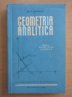 Gh. D. Simionescu - Geometrie analitica