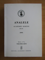 Analele Academiei Romane, anul 149, volumul 26