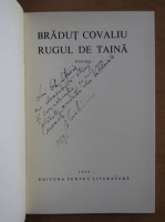 Bradut Covaliu - Rugul de taina (cu autograful autorului)