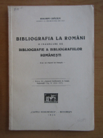 Anticariat: Ioachim Craciun - Bibliografia la romani (1928)
