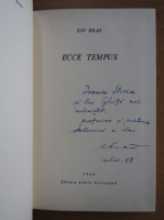Anticariat: Ion Brad - Ecce Tempus (cu autograful autorului)