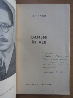 Ion Maxim - Oameni in alb (cu autograful autorului)