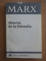 Anticariat: Marx - Miseria de la Filosofia