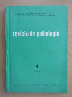 Revista de Psihologie, tomul 26, nr. 4, 1980