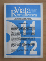 Revista Viata Romaneasca, anul LXXXIX, nr. 11-12, noiembrie-decembrie 1994