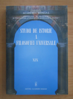 Studii de istorie a filozofiei universale (volumul 19)