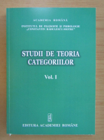 Studii de teoria categoriilor (volumul 1)