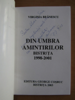 Virginia Branescu - Din umbra amintirilor (cu autograful autoarei)