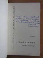 Z. Ornea - Taranismul (cu autograful autorului)