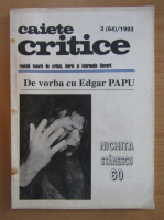 Anticariat: Revista Caiete Critice, nr. 3 (64), 1993