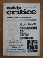 Revista Caiete Critice, nr. 7-8-9 (68-69-70), 1993