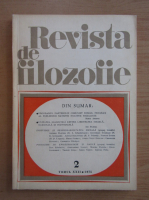 Revista de Filosofie, tomul XXII, nr. 2, 1975