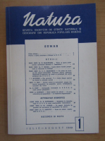 Revista Natura, nr. 1, iulie-august 1949