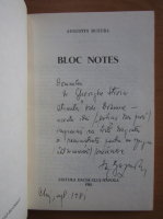 Augustin Buzura - Bloc notes (cu autograful autorului)