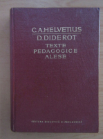 C. A. Helvetius - Texte pedagogice alese