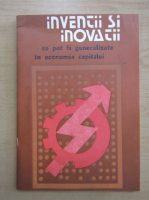 Inventii si inovatii ce pot fi generalizate in economia capitalei