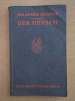 Johannes Rehmke - Der Mensch