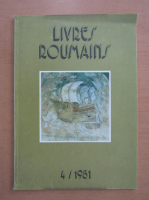Livres Roumains, nr. 4, 1981