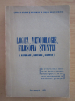 Logica, metodologie, filosofia stiintei