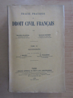 Marcel Planiol - Traite Pratique de Droit Civil Francais (volumul 4)