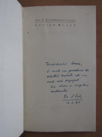 Ov. S. Crobmalniceanu - Lucian Blaga (cu autograful autorului)