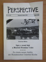 Revista Perspective, anul XIII, nr. 51-52, ianuarie-iunie 1991