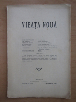 Revista Vieata Noua, anul I, nr. 17, octombrie 1905