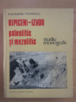 Alexandru Paunescu - Ripiceni-Izvor paleolitic si mezolitic. Studiu monografic