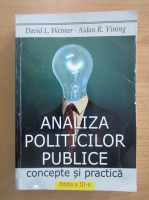 David L. Weimer - Analiza politicilor publice