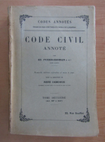 Ed. Fuzier Herman - Code civil annote (volumul 2)