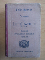 Felix Hemon - Cours de litterature (volumul 5)