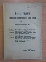 Prescriptiunile Comisiunei germane pentru beton armat