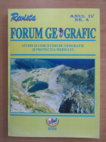 Revista Forum Geografic, anul IV, nr. 4, 2005