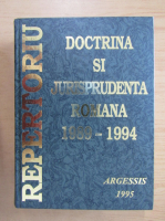 Anticariat: Stefan Crisu, Constantin Crisu - Repertoriul de jurisprudenta si doctrina romana, Volumul 1, 1989-1994 