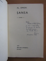 Anticariat: Al. Simion - Sansa (cu autograful autorului)