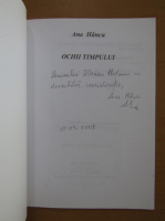 Ana Hancu - Ochii timpului (cu autograful autoarei)