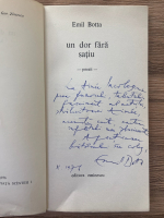 Emil Botta - Un dor fara satiu (cu autograful autorului)