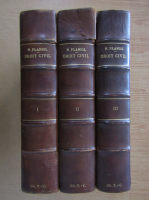 Marcel Planiol - Traite elementaire de Droit Civil (3 volume)