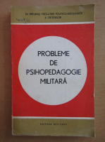 Probleme de psihopedagogie militara