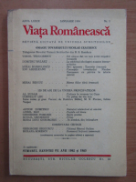 Revista Viata Romaneasca, anul LXXIX, nr. 1, ianuarie 1984