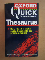 The Oxford Quick Reference Thesaurus