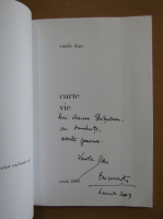 Vasile Dan - Carte vie (cu autograful autorului)